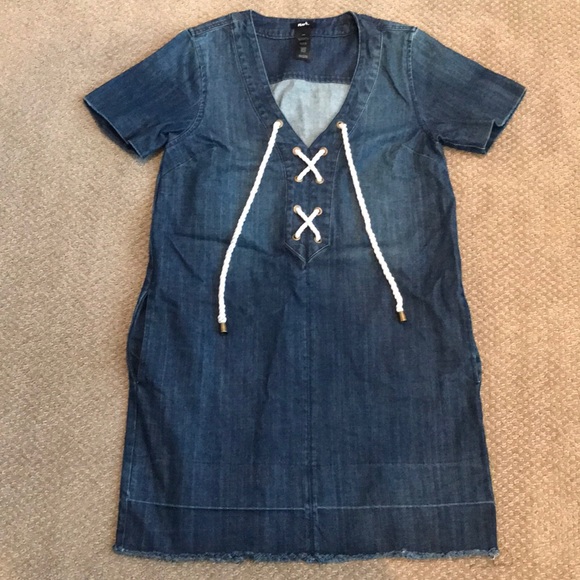 avon denim dress